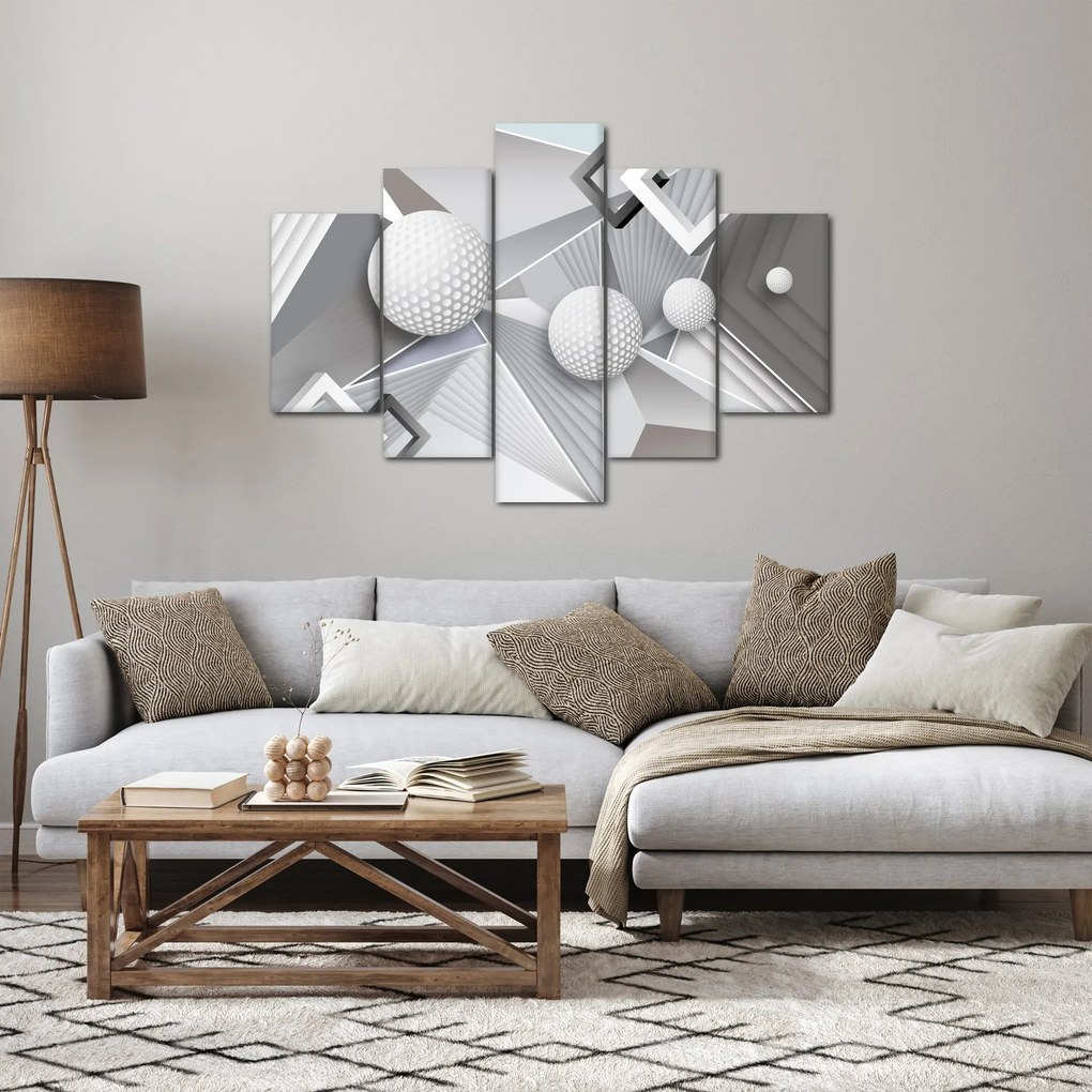 Geometriai absztrakt kép (150x105 cm)