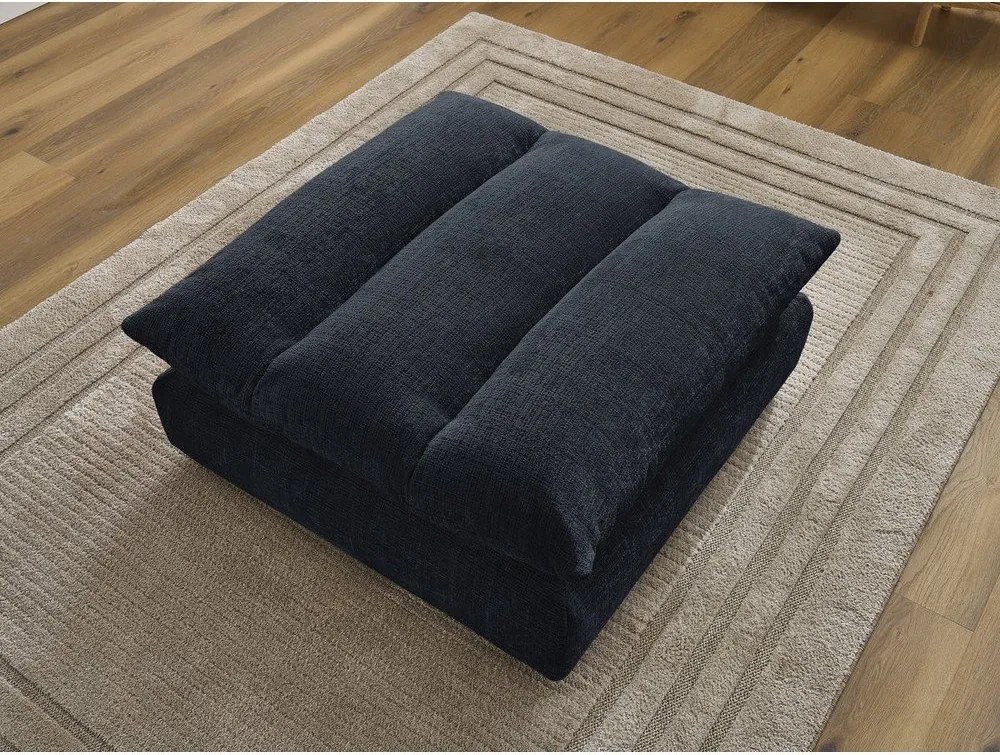 Sötétkék zsenília lábtartó Neil – Bobochic Paris