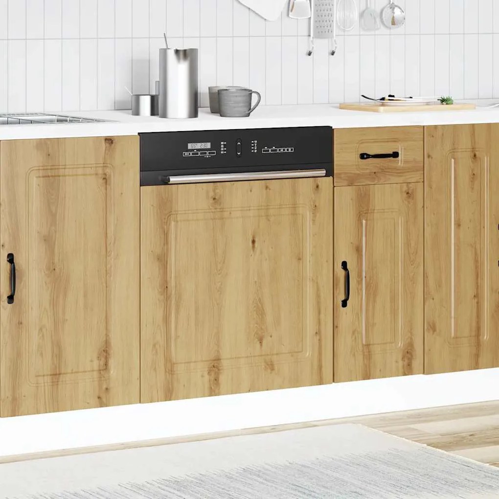 mosogatógép panel Kalmar kézműves tölgy 60x1,5x67 cm