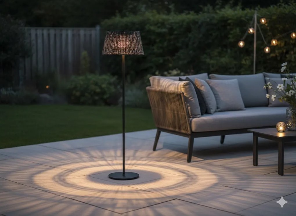 Lumen állólámpa, napelemes - Philippi