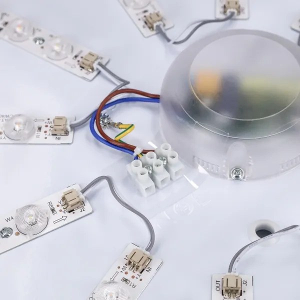 Brilagi - LED dimmelhető lámpatest ALSON LED/72W/230V 3000-6500K, tölgy, Ø 78 cm + távirányító