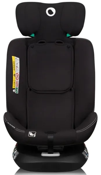 Lionelo-forgatható autósülés alappal BASTIAAN ONE i-Size 40-150 cm Black Carbon