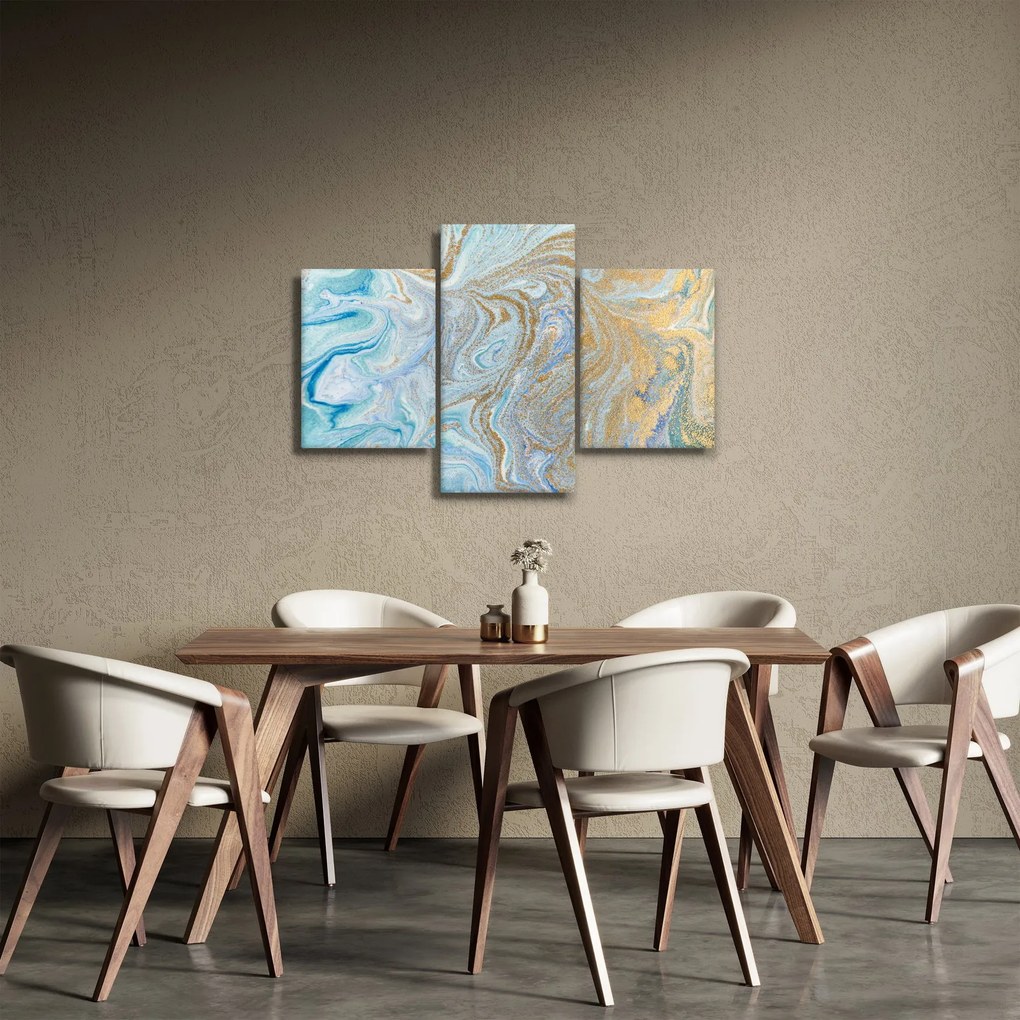 Kép - Kék márvány (90x60 cm)