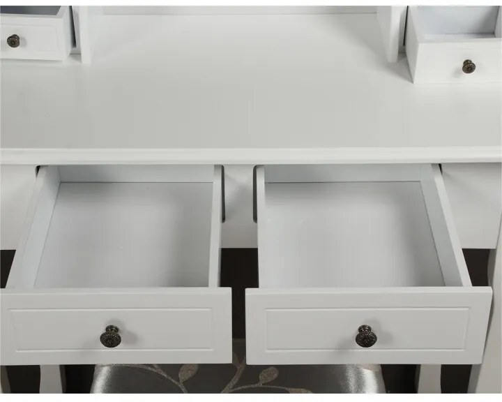 Dekoratív asztal székkel RODES NEW, fehér