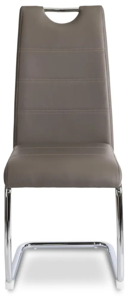 Szánkótalpas Étkezőszék Szürke Színben. LOPEZ