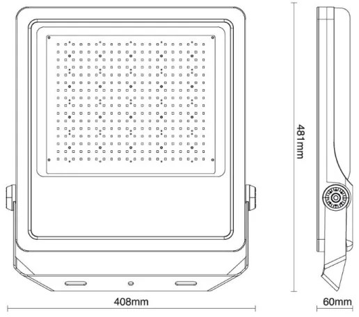 LED Kültéri reflektor PROFI PLUS LED/300W/230V 5000K IP66