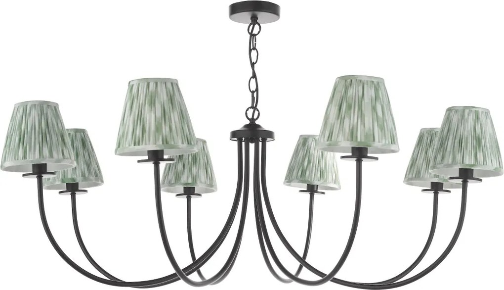 Dar Lighting modern csillár becca matt fekete darbec0822-ika2624