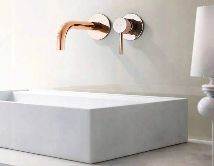 Falra szerelhető csaptelep Rea Lungo rose gold + box