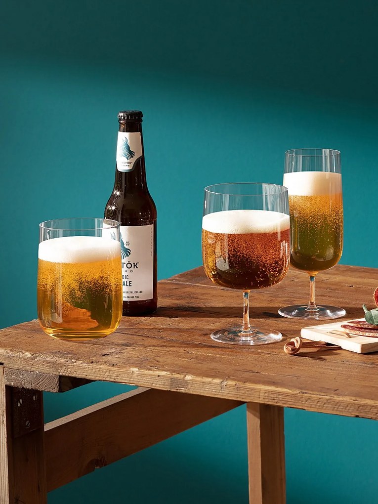 Borough söröspohár, 440 ml, átlátszó, 4 db-os készlet - LSA International