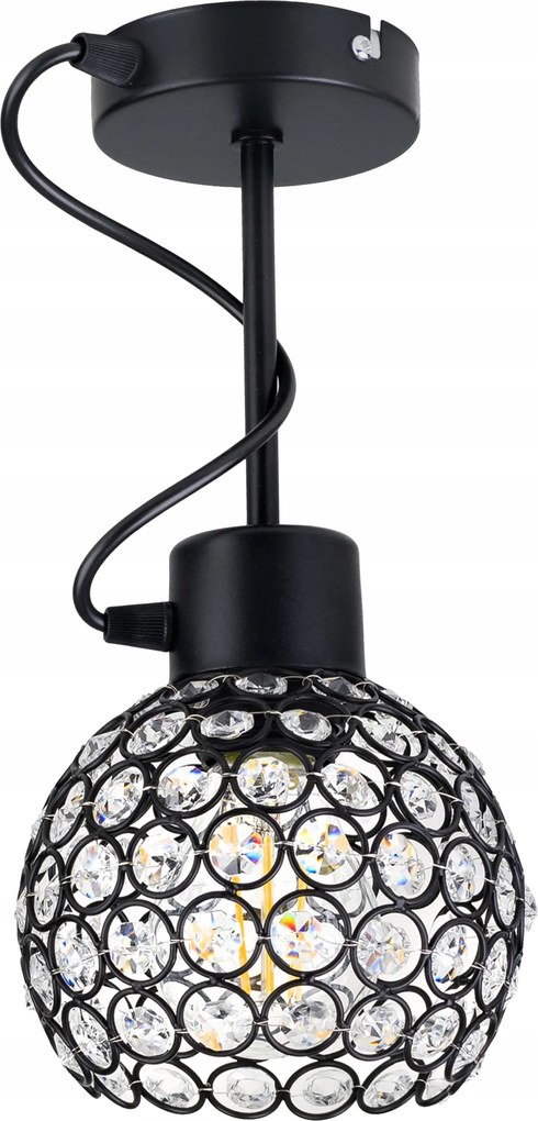 Függőlámpa fix mennyezeti csillár E27 Kristály