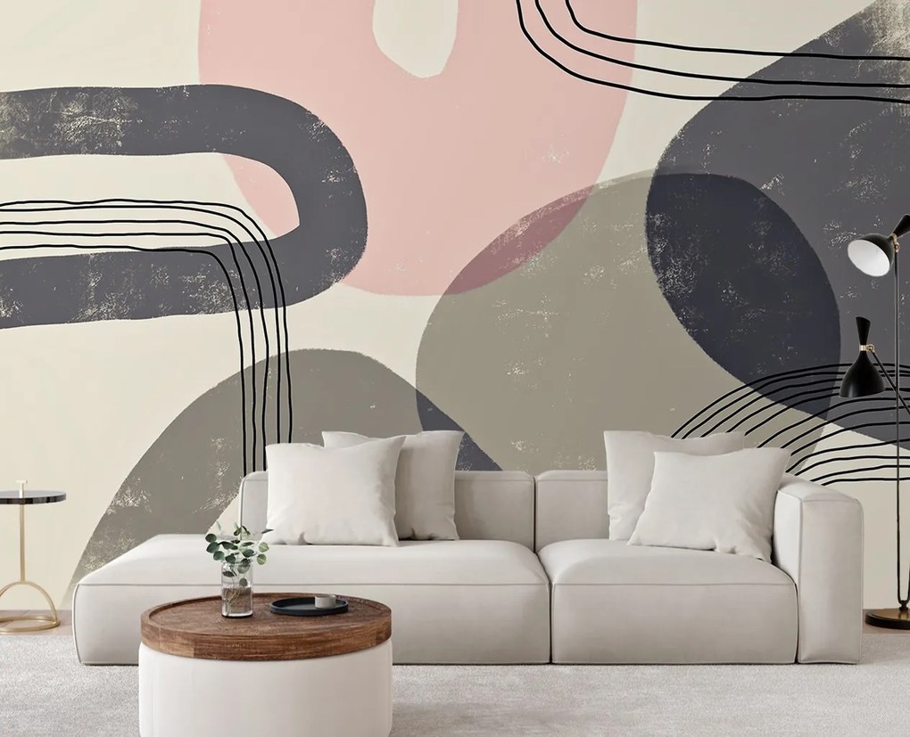 Gario Fotótapéta Bézs boho minták - Andrea Haase Anyag: Vlies, Méret: 350 x 245 cm
