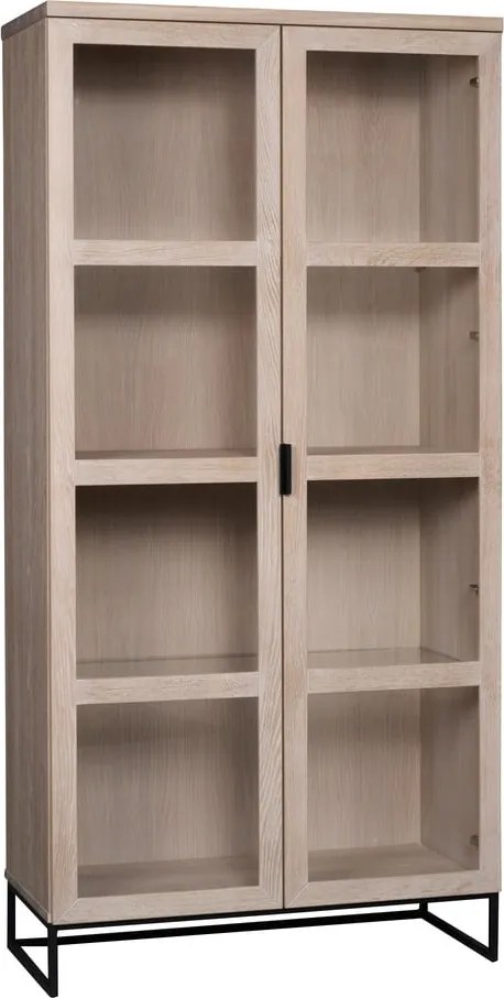 Natúr színű tölgyfa tálalószekrény 95x195 cm Everett - Rowico