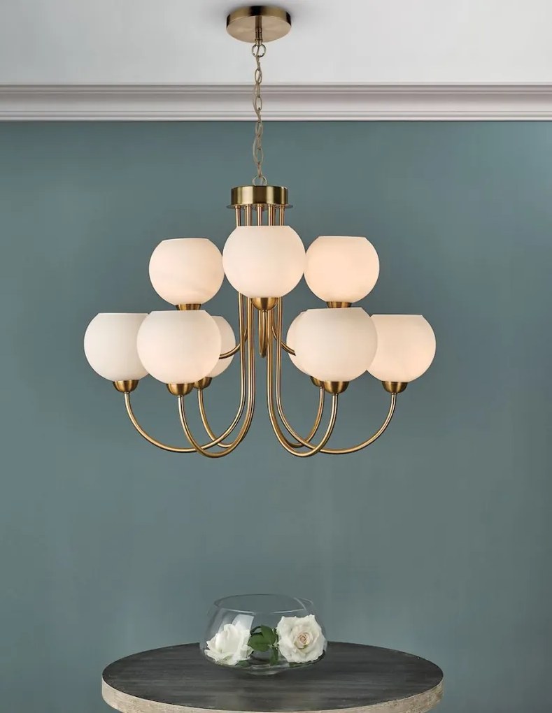 Dar Lighting INDRA IND1335 Csillár 9x40W/E14