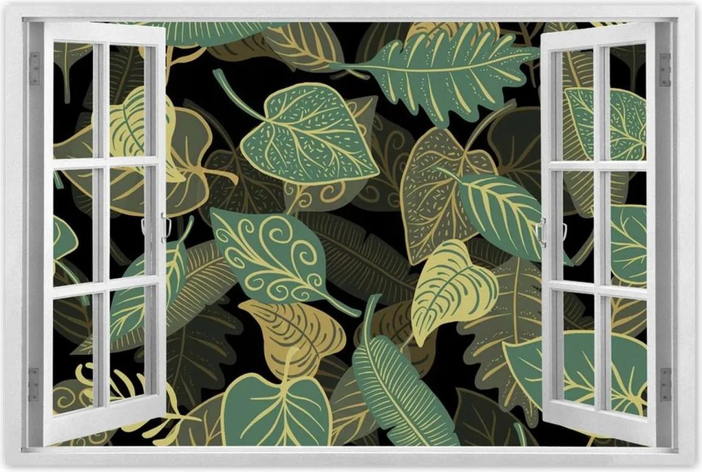 Poszterek 120x80 Fali természet Levelek