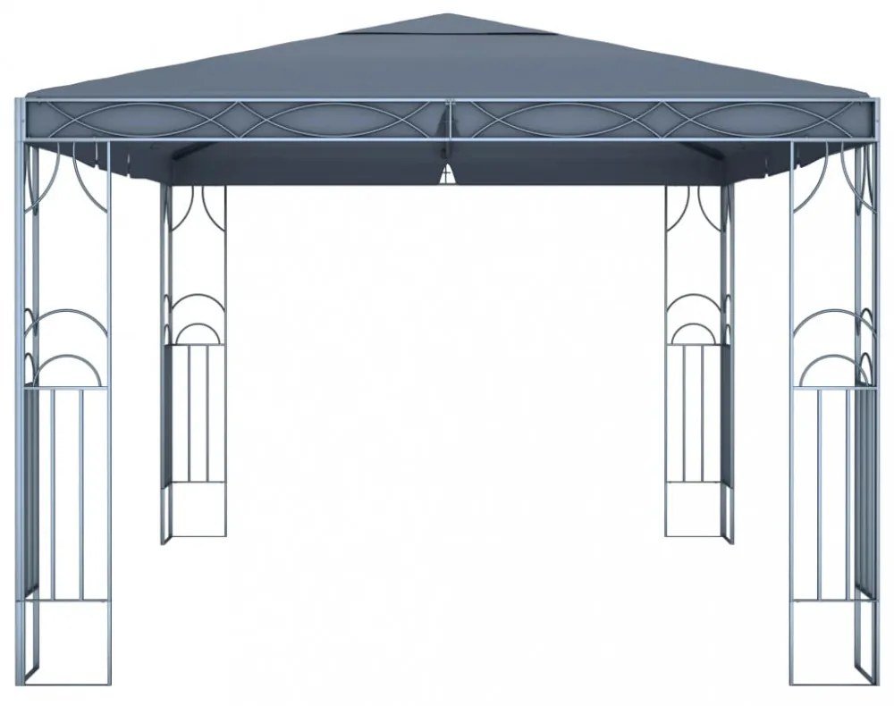 antracitszürke pavilon 400 x 300 cm