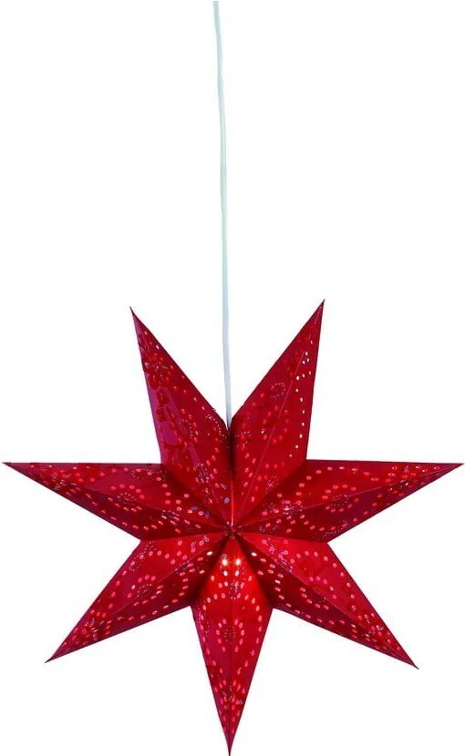 Piros függő karácsonyi fénydekoráció Aratorp – Markslöjd