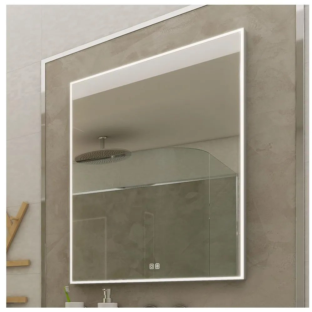 NIMCO NIMCO ZP 13002VX - LED Fürdőszobai tükör háttérvilágítással 3000-6500K 80x60 cm IP44 NM0078