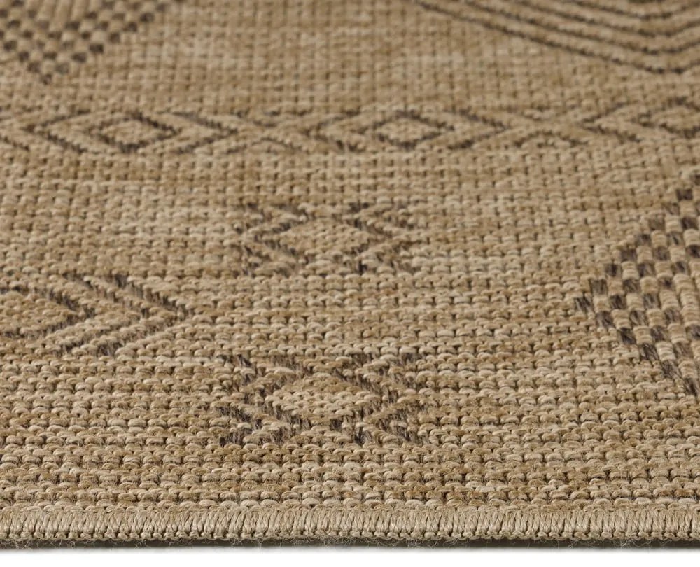 Natúr színű kültéri futószőnyeg 80x250 cm Dhaka – Ayyildiz Carpets