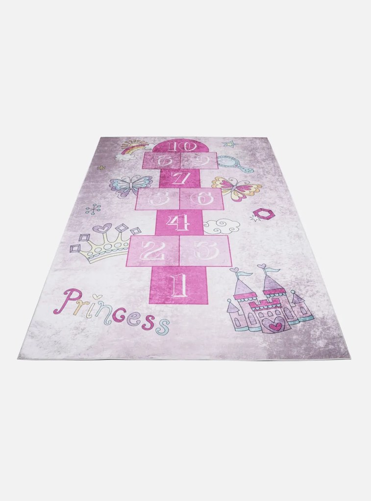 Ugróiskola mintás gyerekszőnyeg 130x180 cm