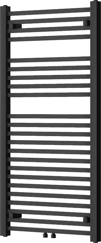 Mexen Pluton 1200 x 600 mm-es fürdőszobai radiátor, 726 W, fekete - W106-1200-600-00-70