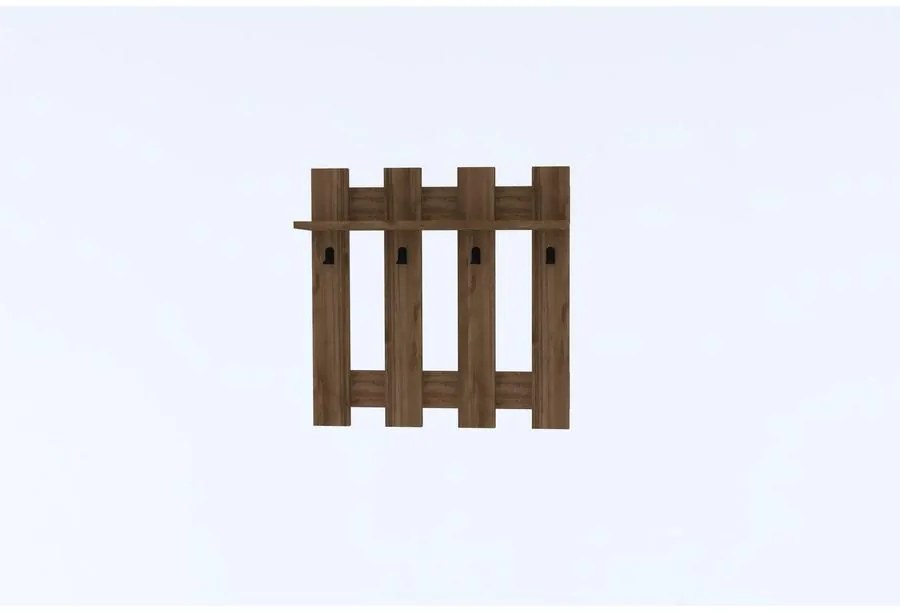 Fali fogas Carina - Walnut