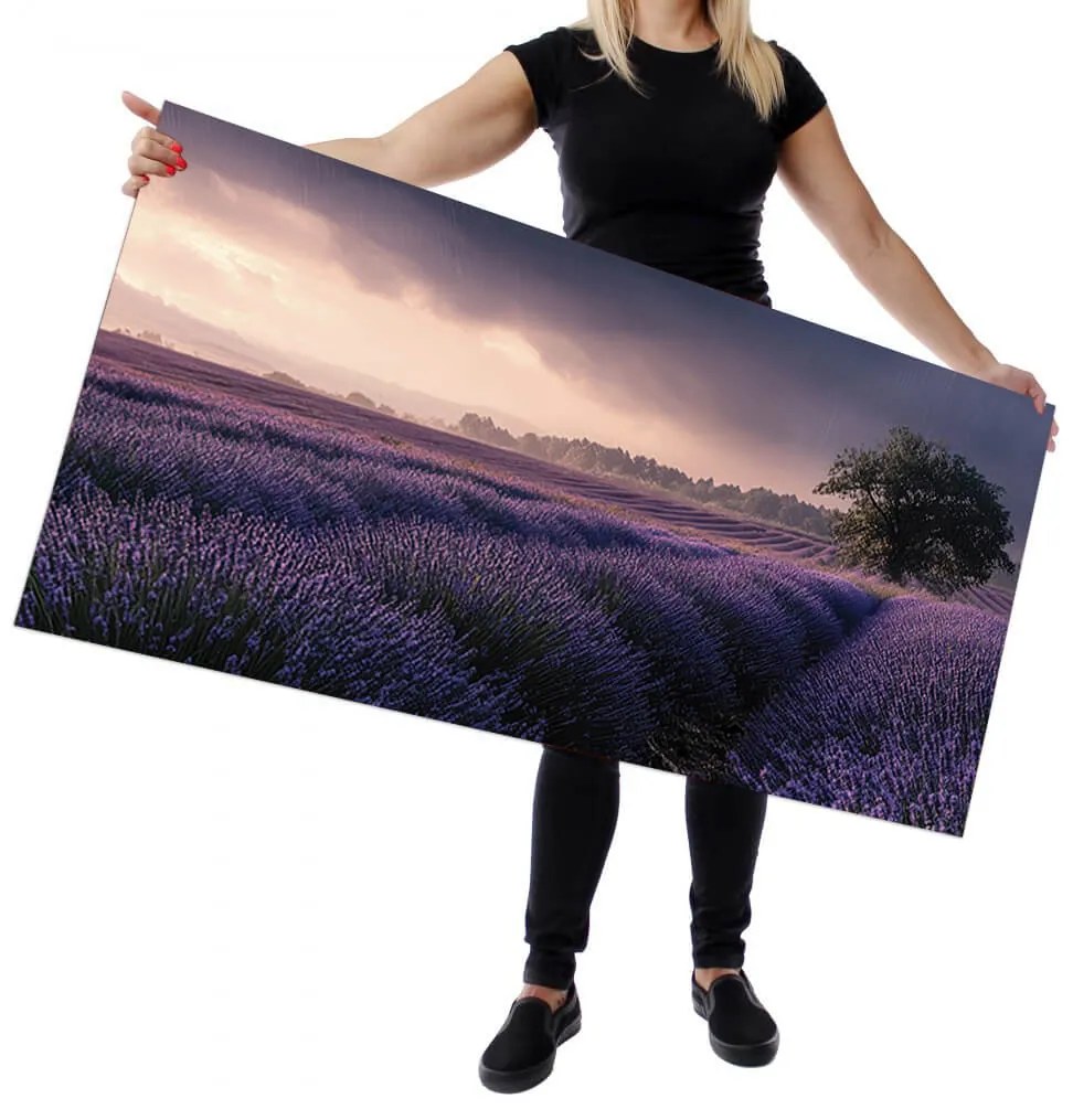 Wallplex konyhahátfal Illatos Levendula (Méret: 60x300)