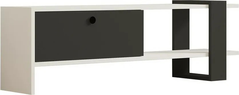 Funda antracit és fehér TV-asztal