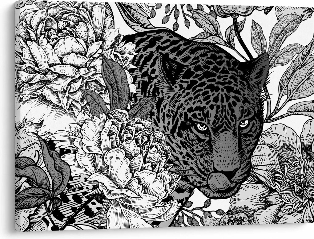 Kép - Egzotikus kert (70x50 cm)