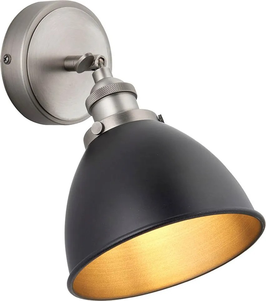 Endon loft fali lámpa franklin fekete antik ón end98560