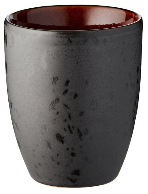 Basics Black 4 db fekete agyagkerámia termobögre, 270 ml - Bitz