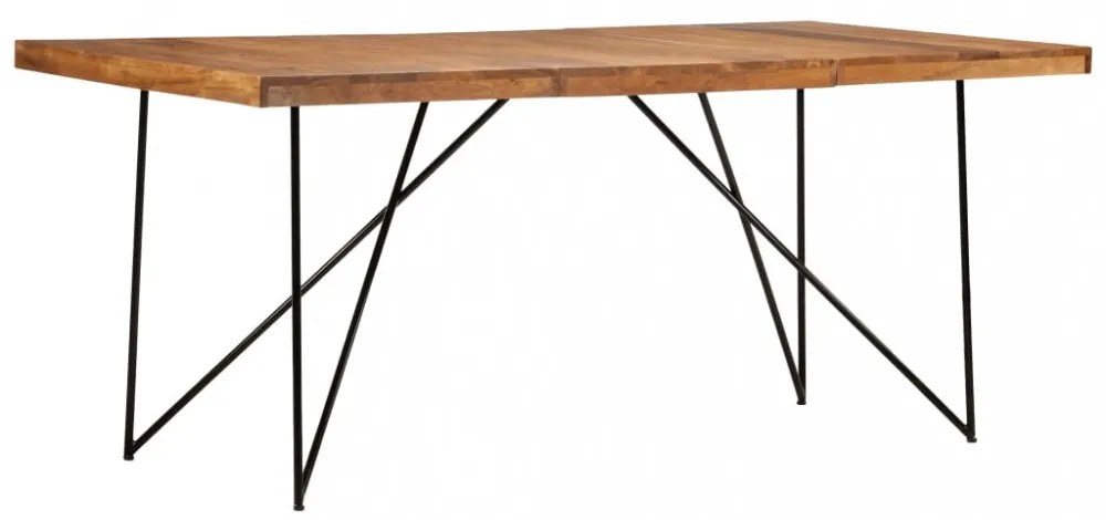 tömör akácfa étkezőasztal 180 x 90 x 76 cm