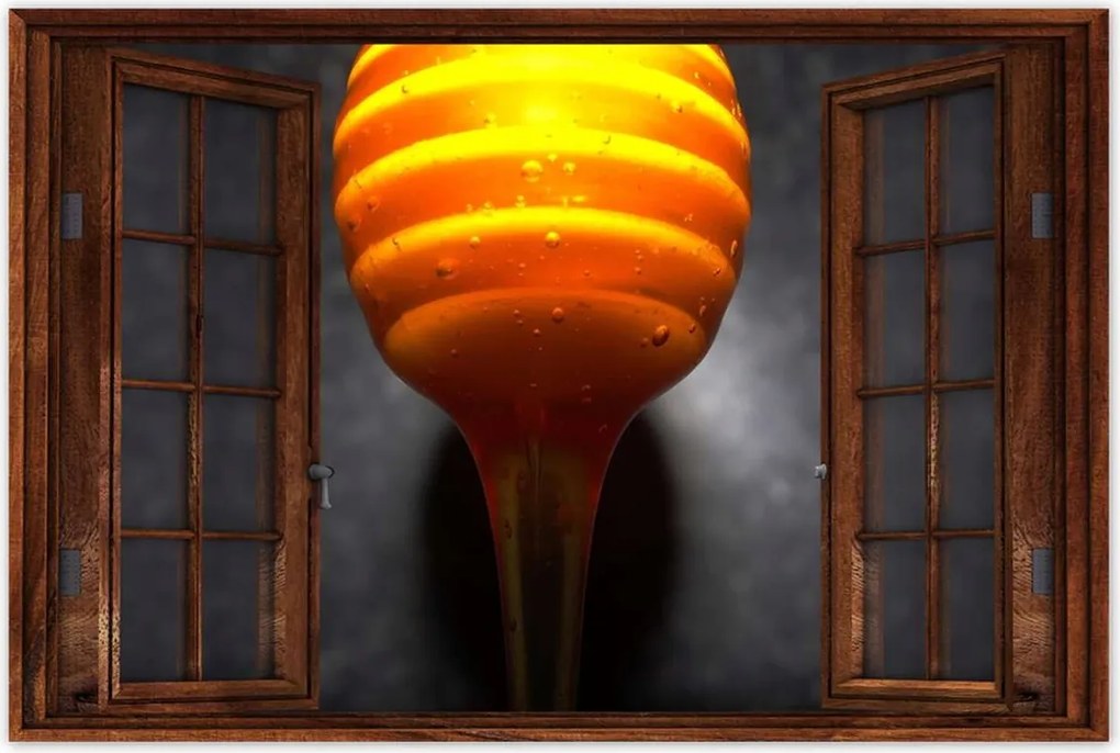 Poszterek 120x80 Természetes méz a méhektől