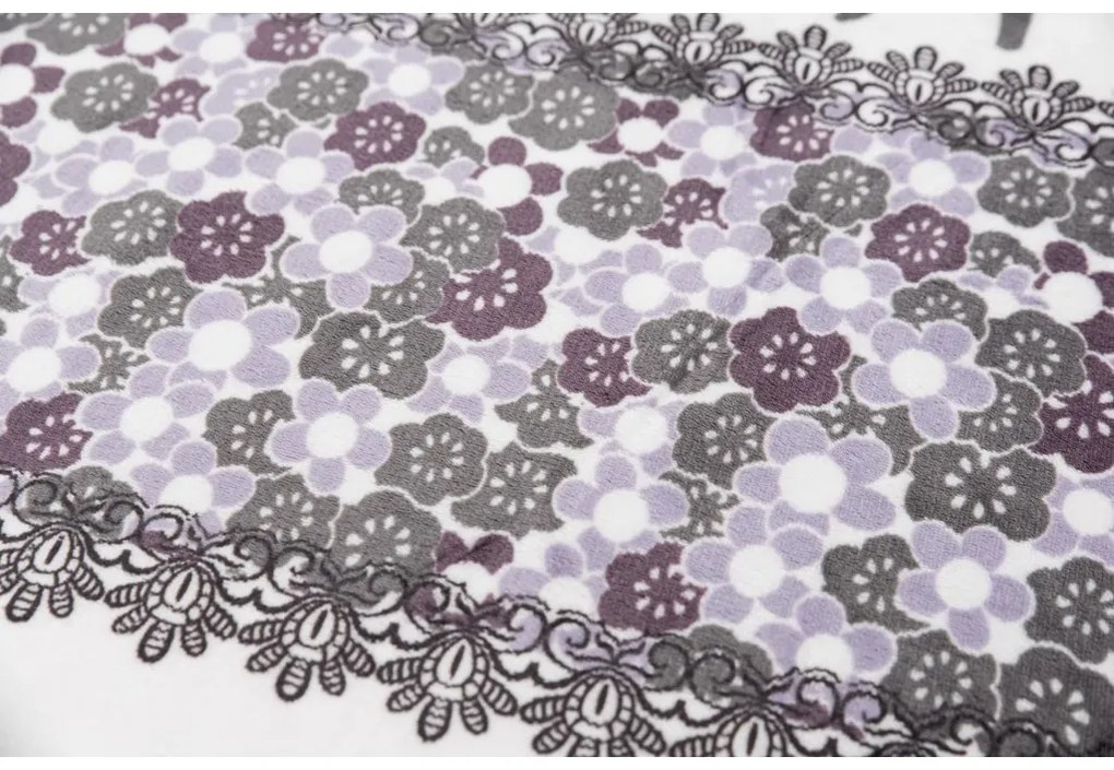 KARÁCSONYI RÉNSZARVAS szürke 2db  mikroplüss ágynemű + SOFT fehér mikroplüss lepedő 180x200 cm