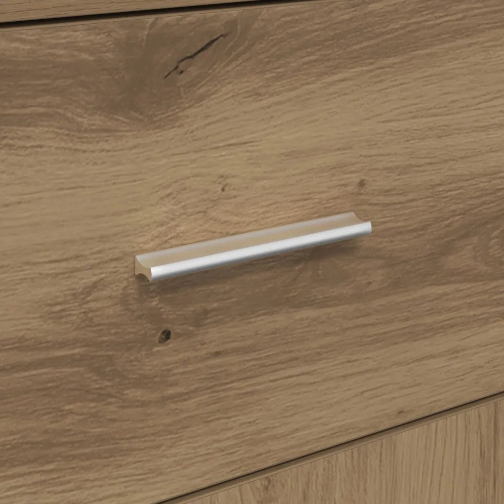 Oldalszekrény fiókkal kézműves tölgy 38 x 34,5 x 75 cm Faanyag