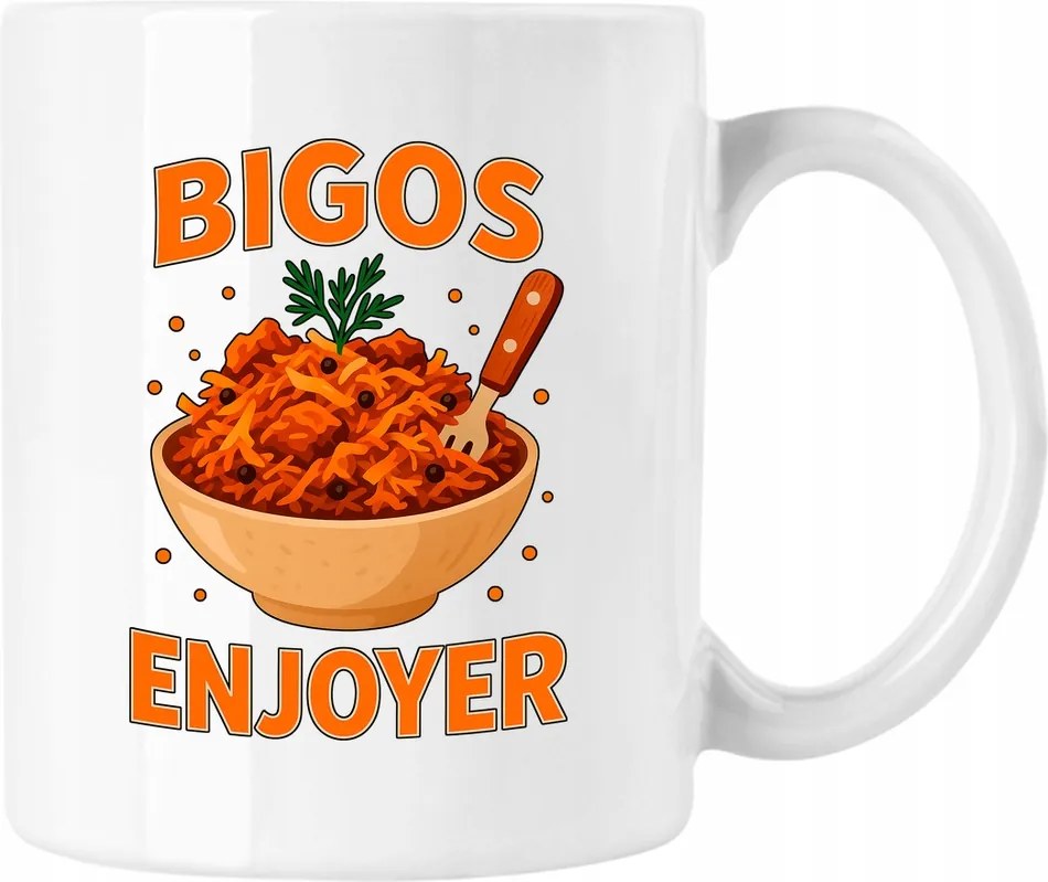 Bögre bigos hagyományos étel enjoyer fehér 330ml