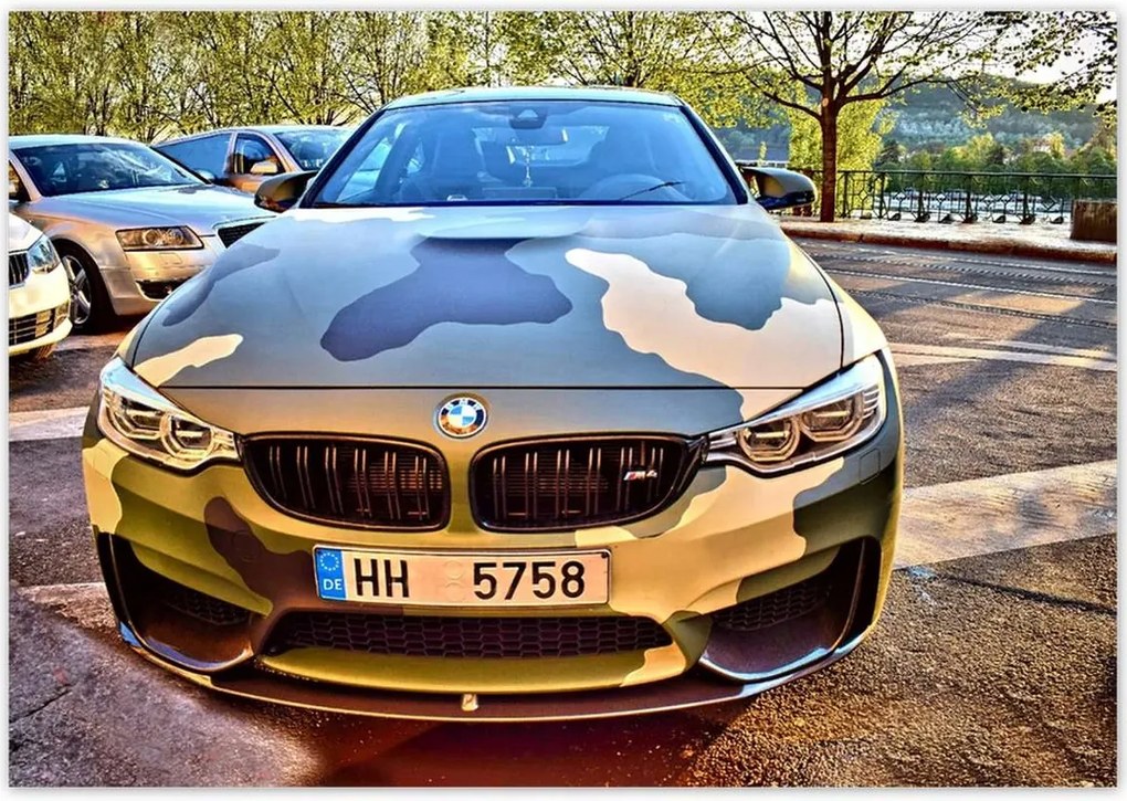 Poszterek 100x70 Tengerkék Bmw M4
