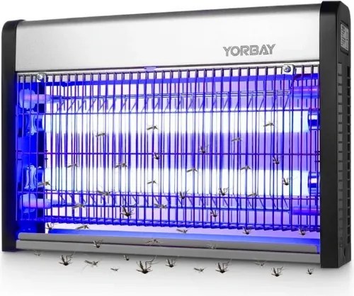 Yorbay 20W Elektromos Rovarcsapda Lámpa, Rovarölő, Gyűjtőtartállyal