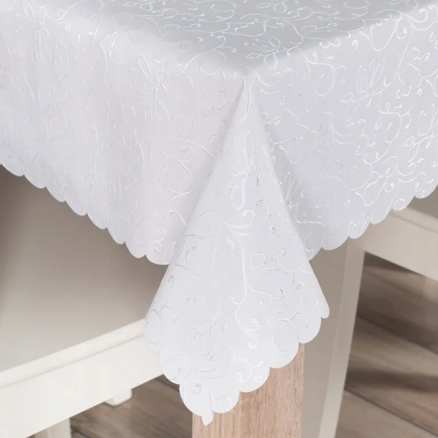 Flora Abrosz vízálló, 130x160cm, fehér szín