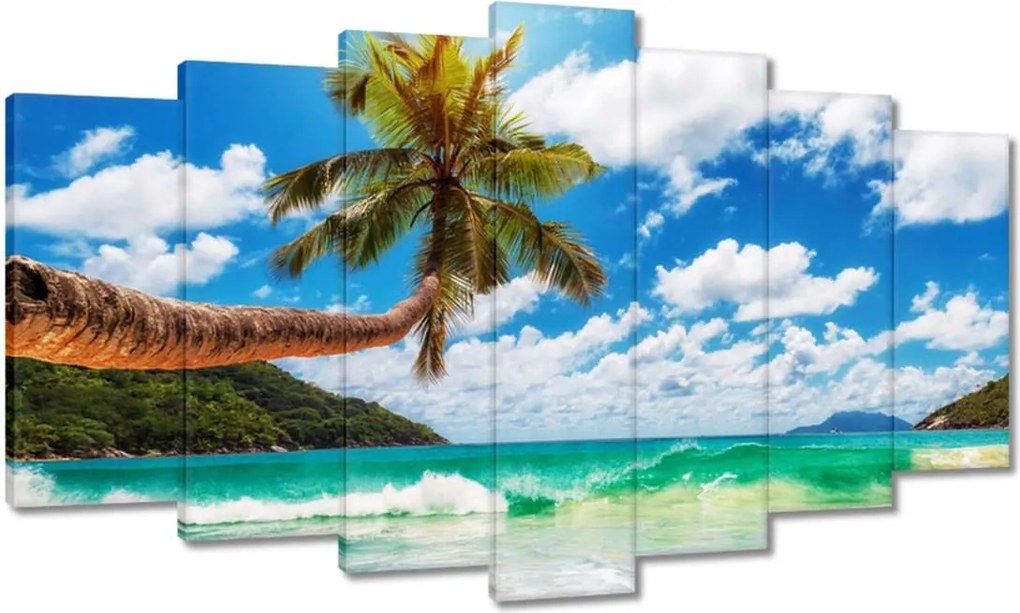 Vászonkép 140x80 Trópusok Tájkép Pálmafák