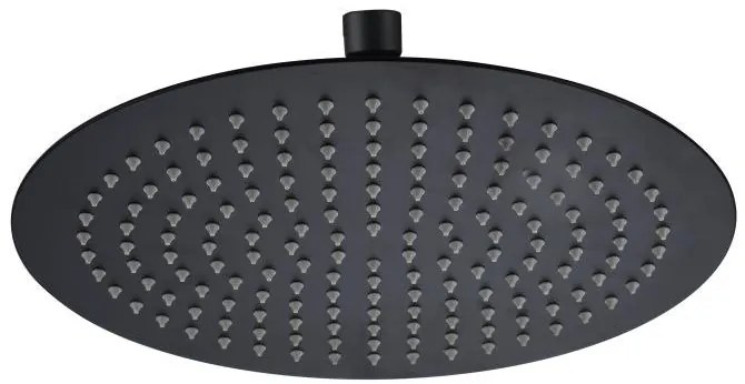 AREZZO design Slim Round 30 cm kerek esőztető matt fekete AR-3002MB
