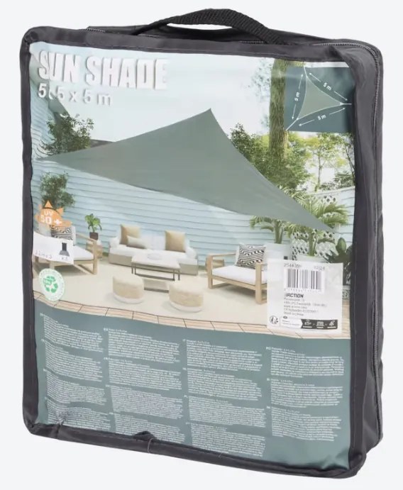 Kerti napvitorla 500 x 500 cm