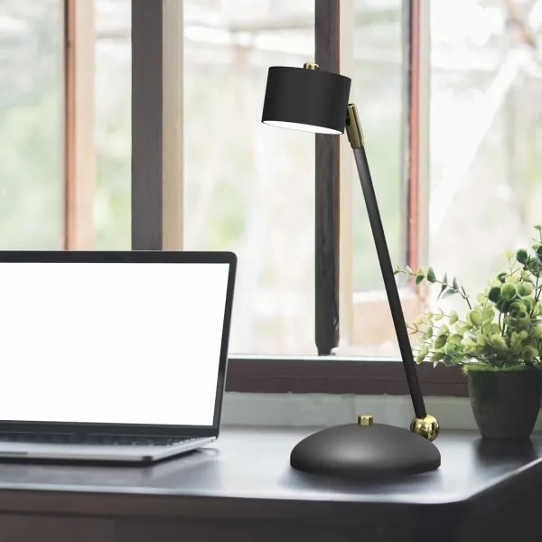 Asztali lámpa ARENA 1xGX53/11W/230V fekete/arany