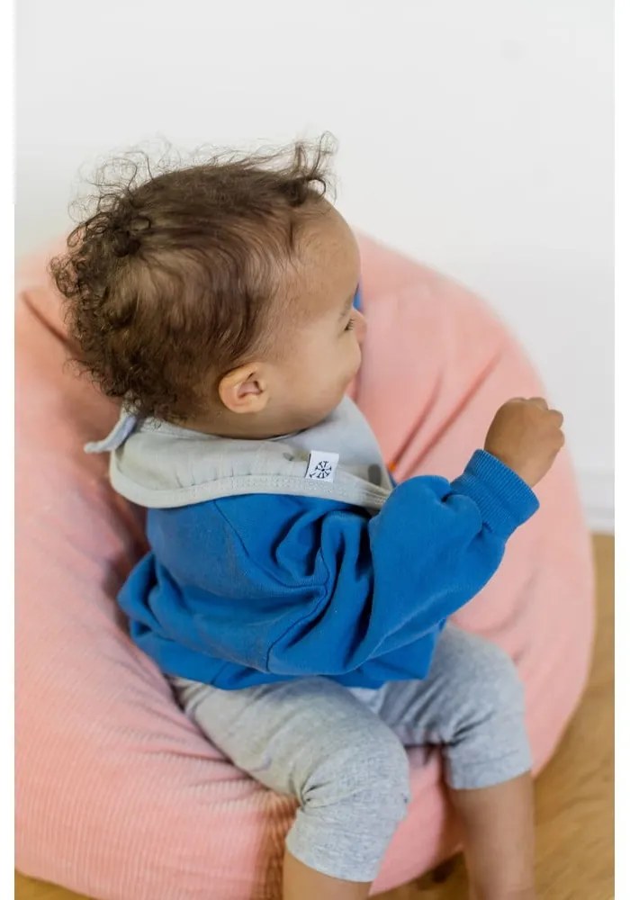 Dots szürke muszlin előke - Kindsgut