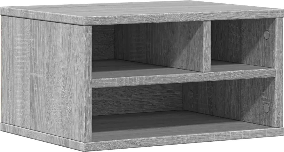 vidaXL szürke sonoma színű szerelt fa nyomtatóállvány 40x32x22,5 cm