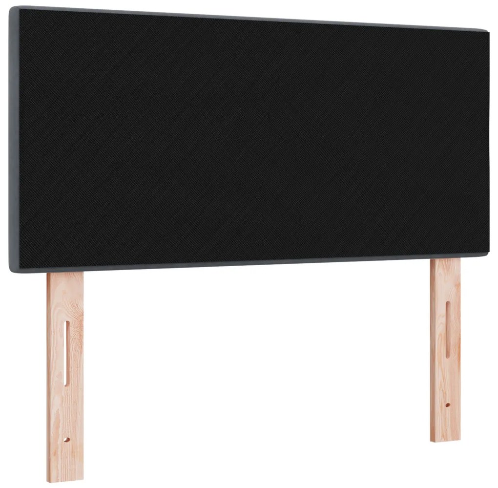 LED Fejtámla Gombos Ráncolt Sötétszürke 100 cm Bársony