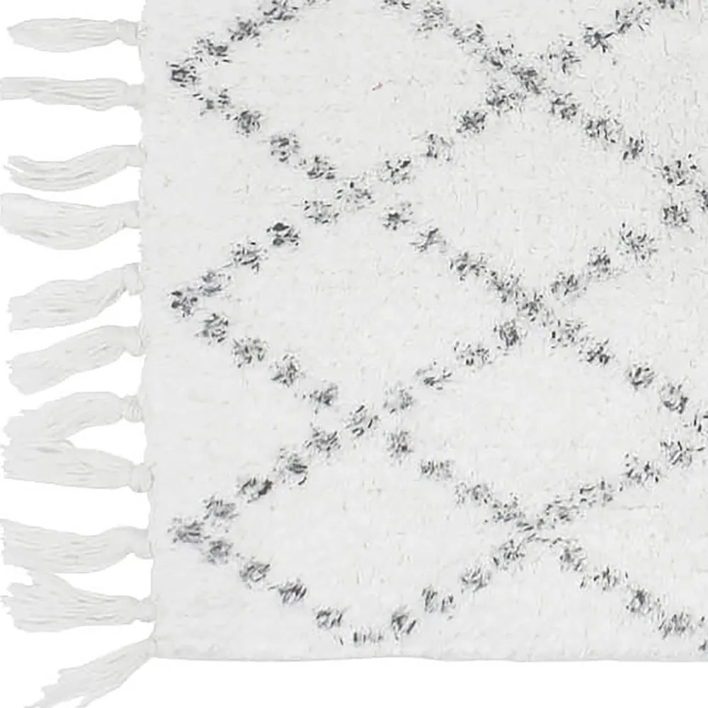 Fehér fürdőszobai kilépő 50x80 cm Latika – douceur d'intérieur