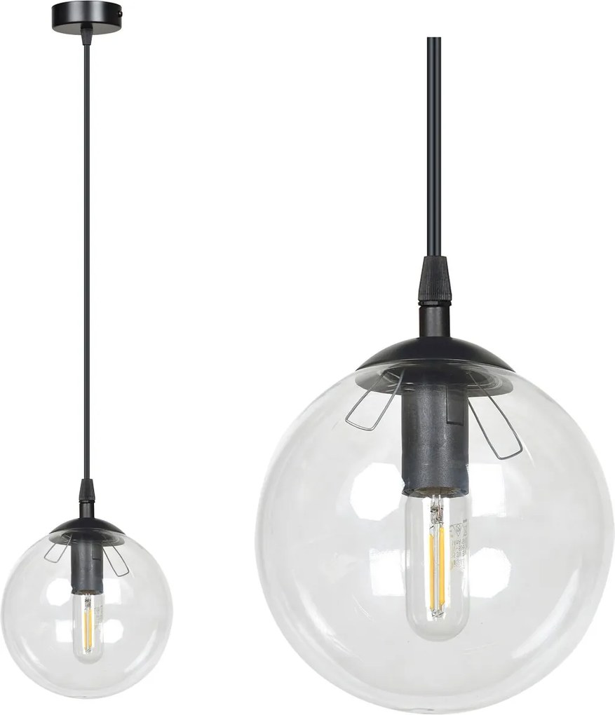 EMIBIG 711-1 COSMO Egyágú Függesztett Lámpa Fém E14/T26 IP20
