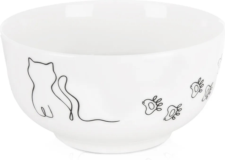 Leveses tál Müzli Nyersanyag Snack Saláta tálaló Porcelán 500ml