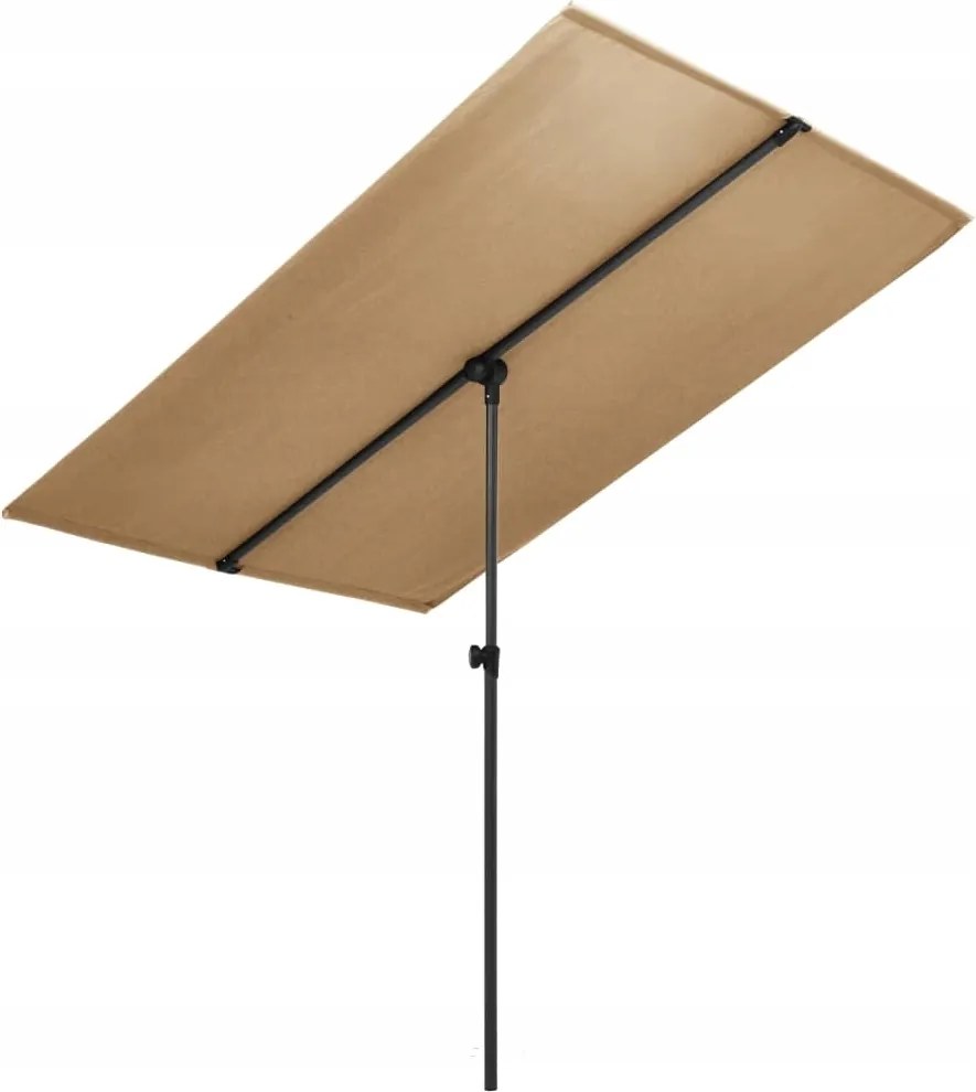 Erkély napernyő Belawi Flex Shade 180 x 130 Sötétszürke
