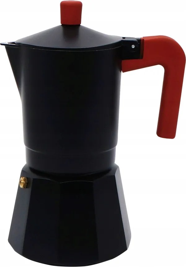 Alumínium Kávéfőző 150ML Gáz Kávéfőző Eszpresszó Kancsó Fekete